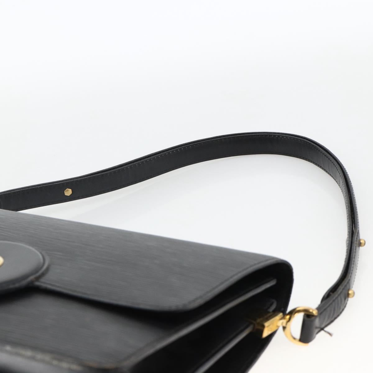 LOUIS VUITTON Epi Free Run Shoulder Bag Black M52402 LV Auth YKZ884A