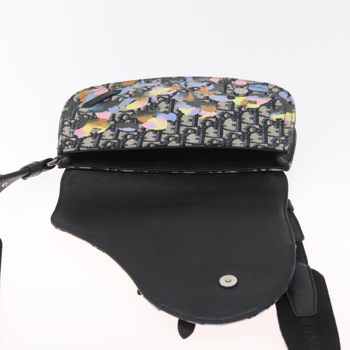 Christian Dior Trotter Canvas Saddle Alex Foxton Collaboration Navy Auth YKZ905M