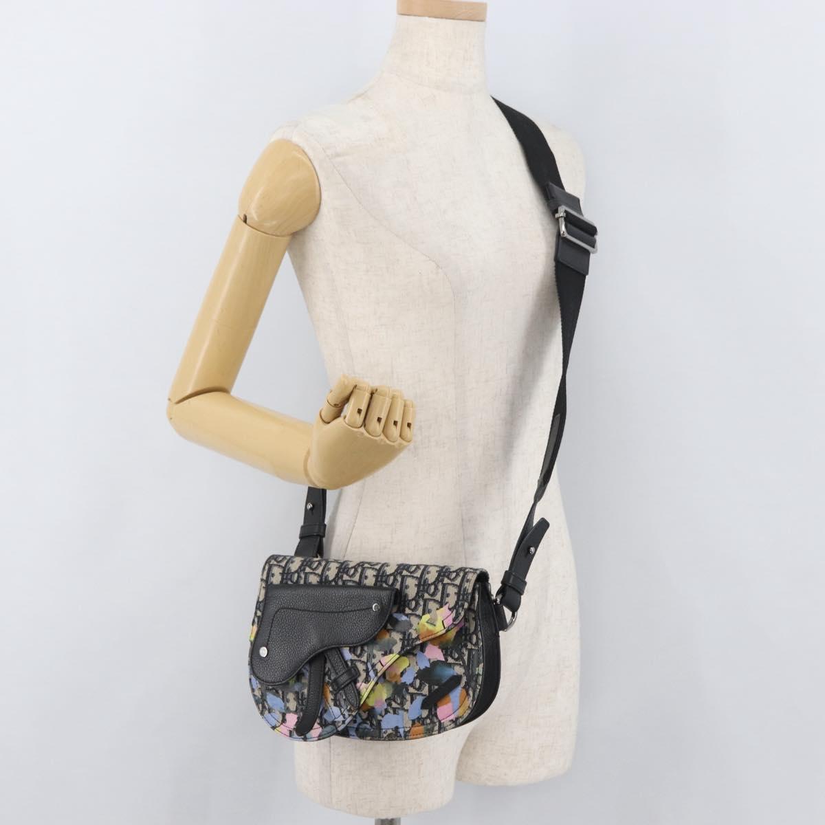 Christian Dior Trotter Canvas Saddle Alex Foxton Collaboration Navy Auth YKZ905M