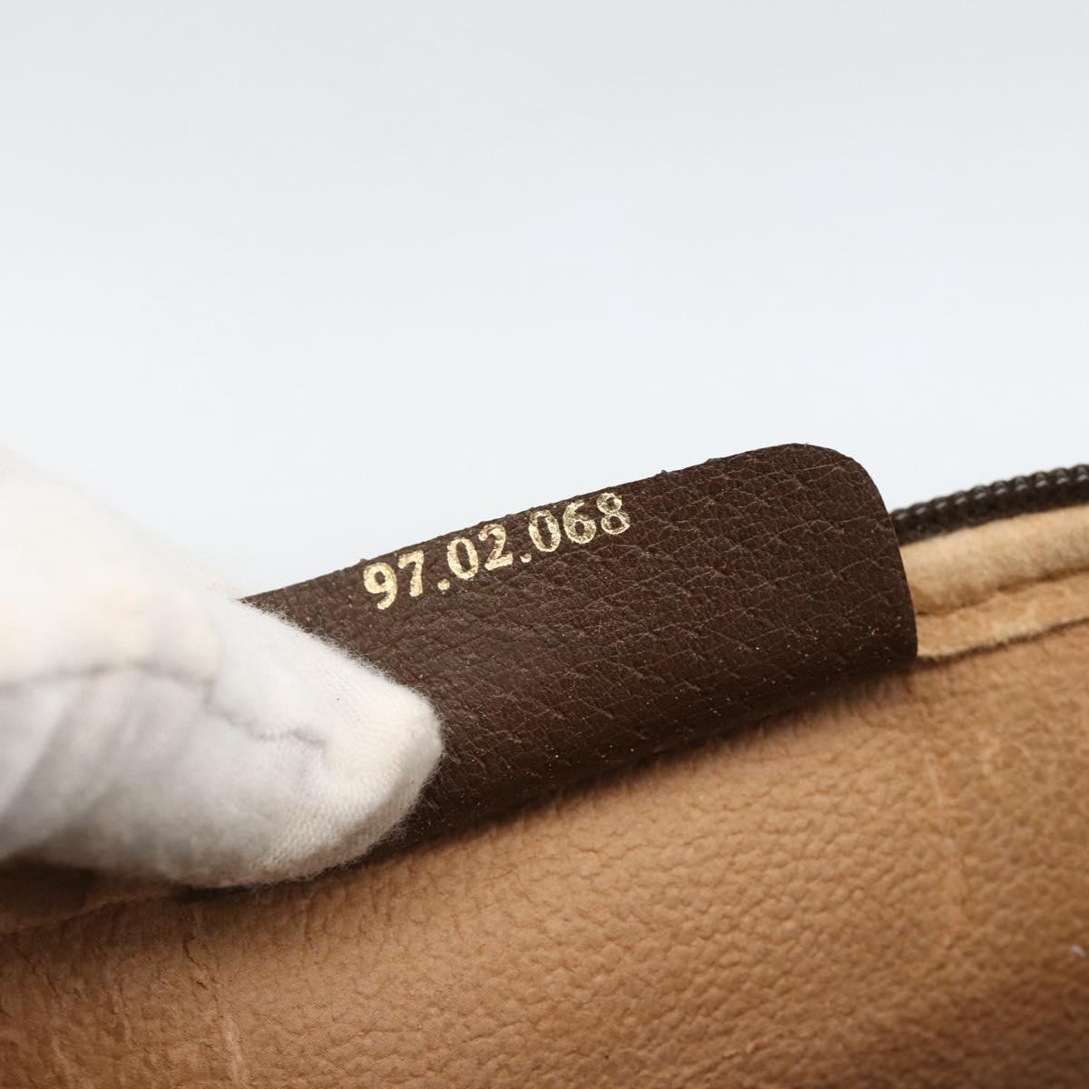 GUCCI GG Supreme Shoulder Bag PVC Beige Gold 97 02 068 Auth YKZ916