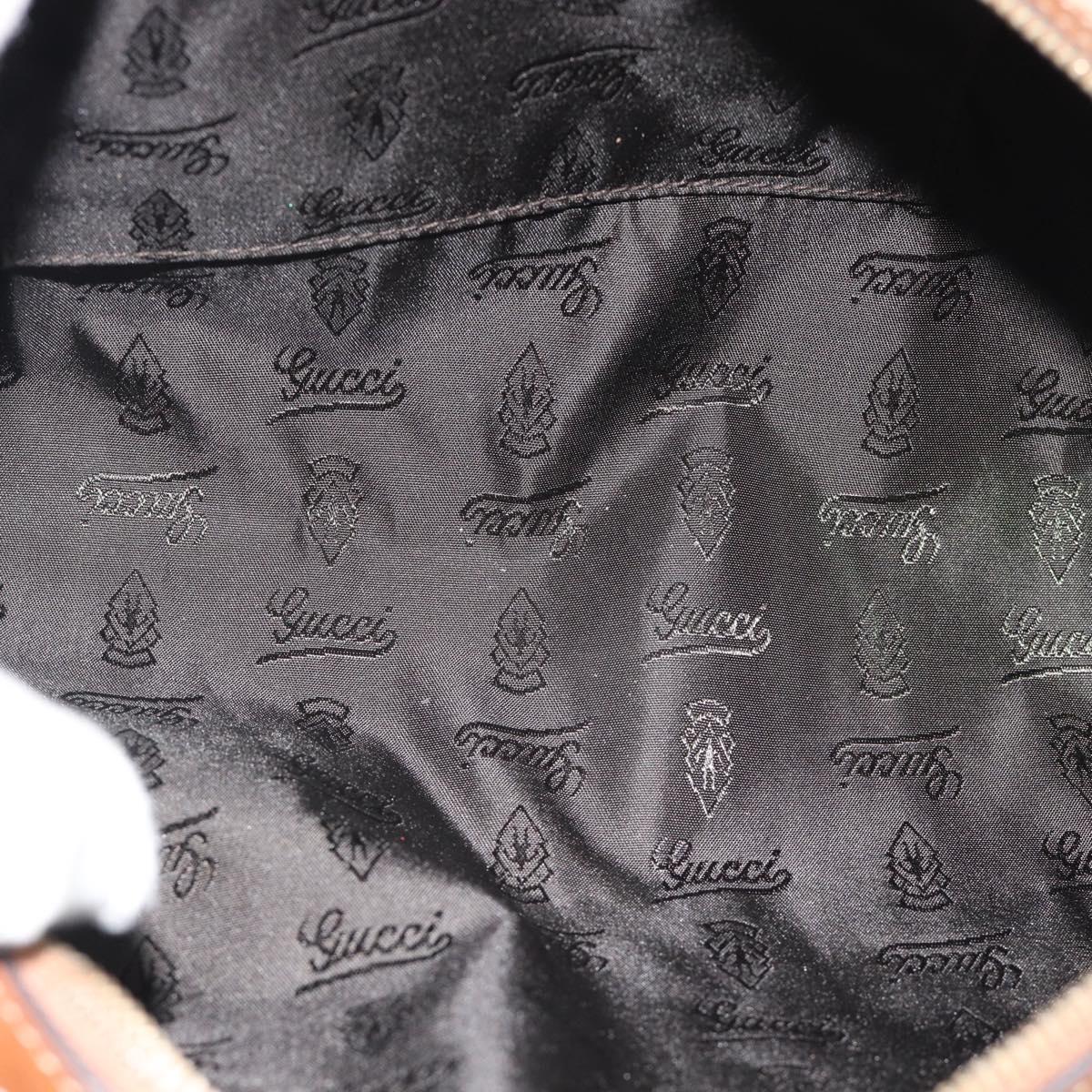 GUCCI GG Crystal Histeria Hand Bag Coated Canvas Pink Gold 181485 Auth YKZ920