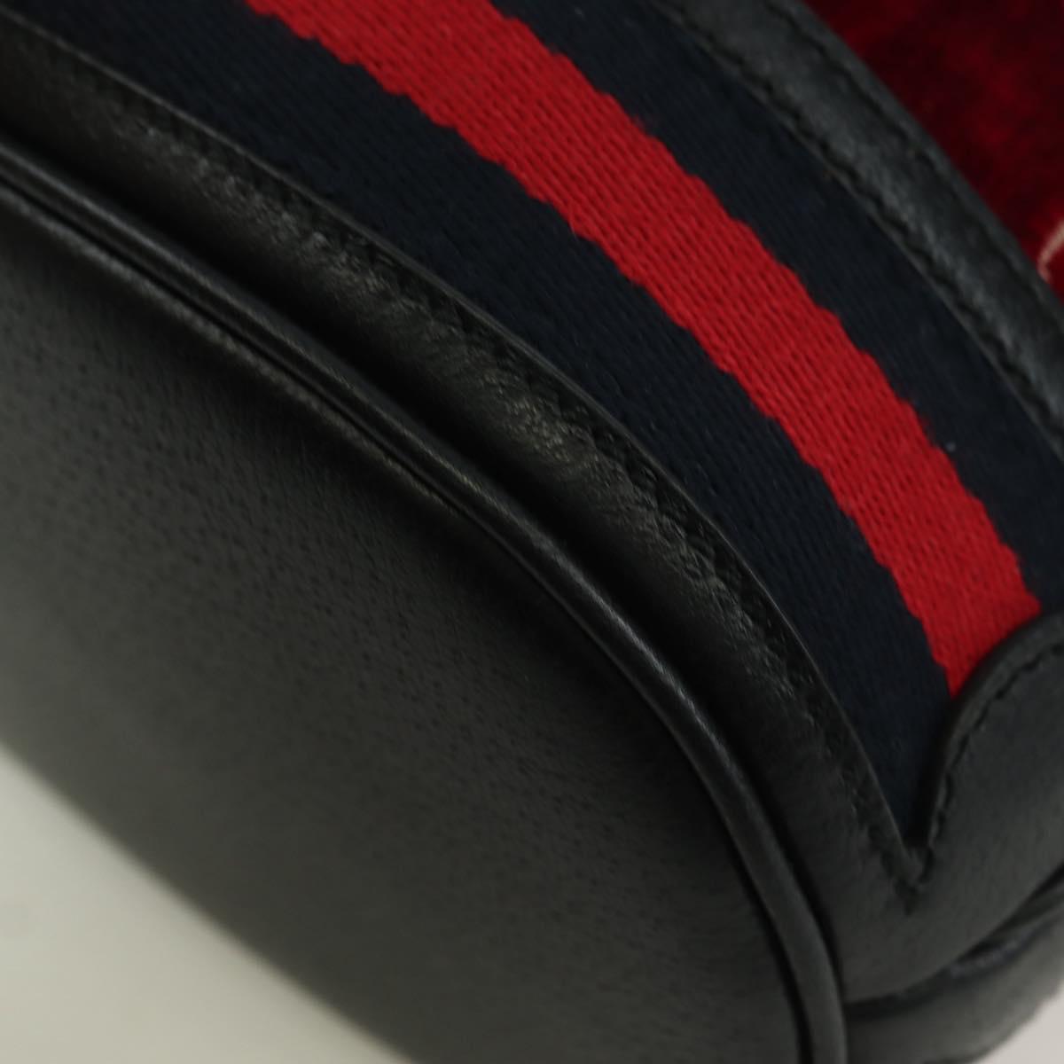 GUCCI GG Velvet Sherry Line Bucket bag Shoulder Bag Red Gold 574960 Auth YKZ922M
