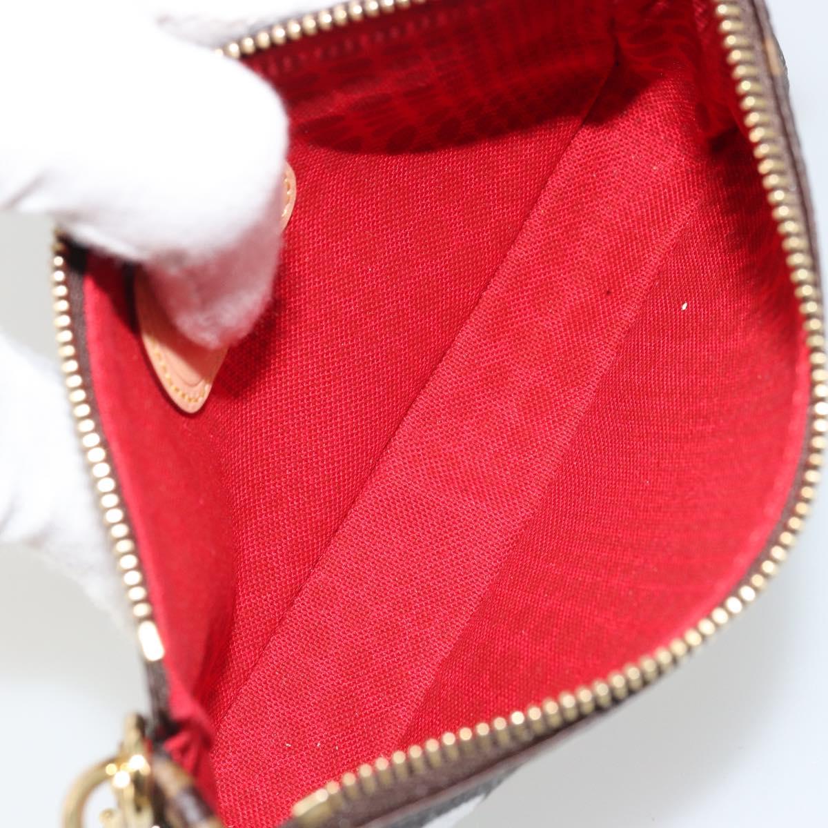 LOUIS VUITTON Yayoi Kusama Mini Pochette Accessoires Pouch M81866 Auth YKZ926SM