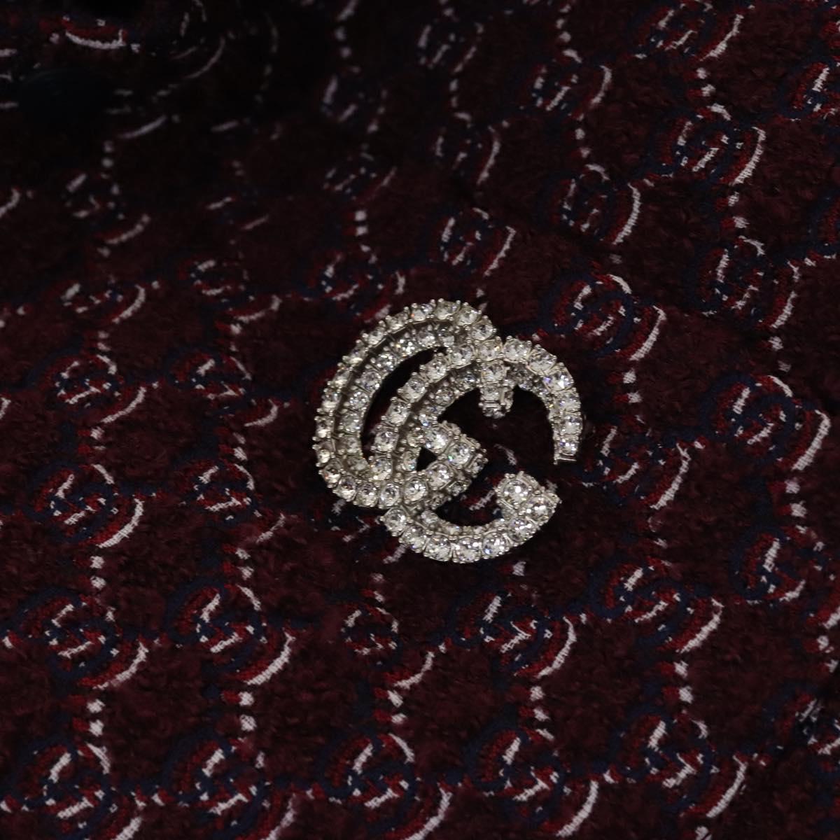 GUCCI Jacket Tweed Red Auth ym002M