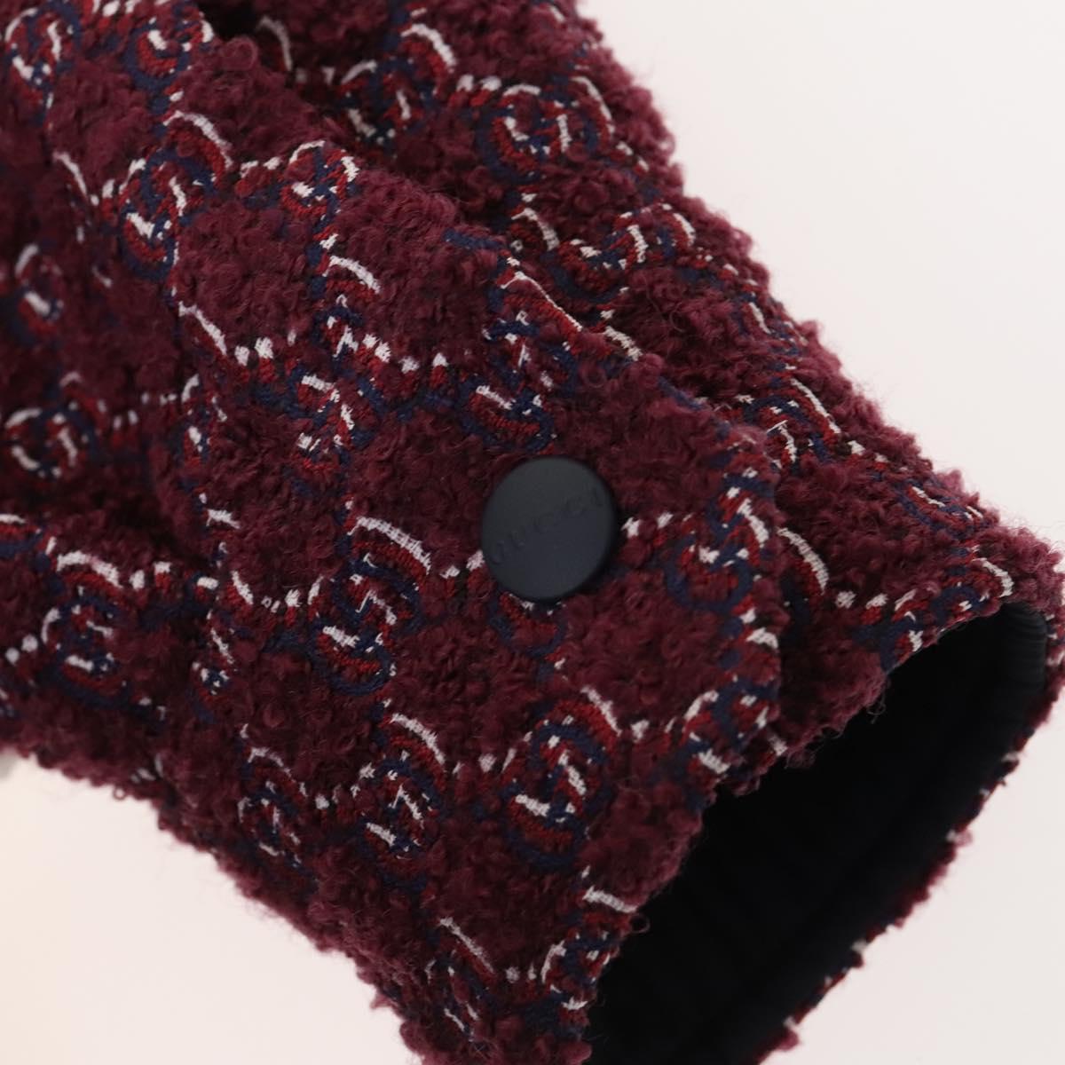GUCCI Jacket Tweed Red Auth ym002M