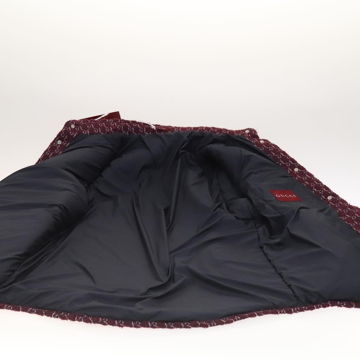 GUCCI Jacket Tweed Red Auth ym002M