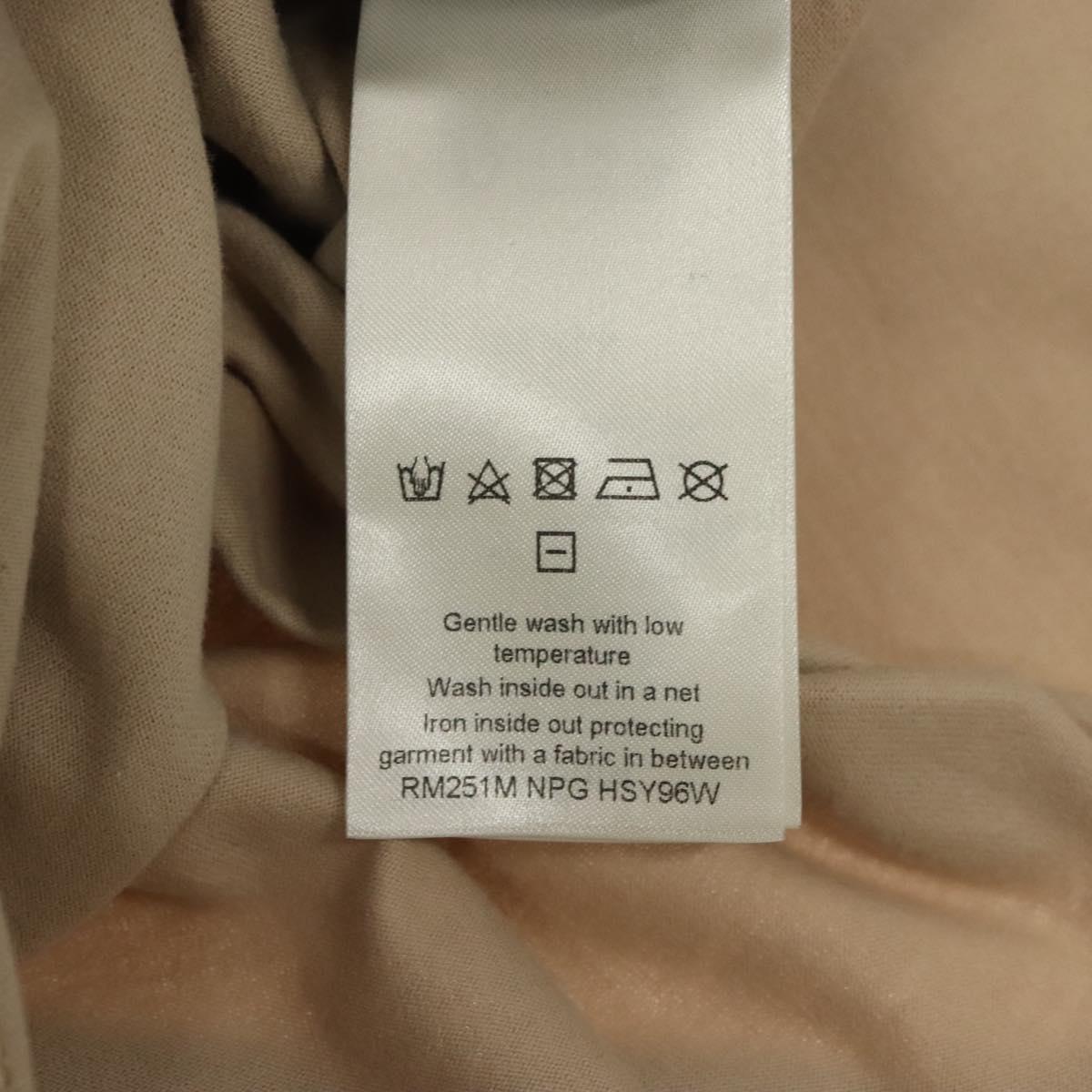 LOUIS VUITTON T Shirt Cotton Beige LV Auth ym008M