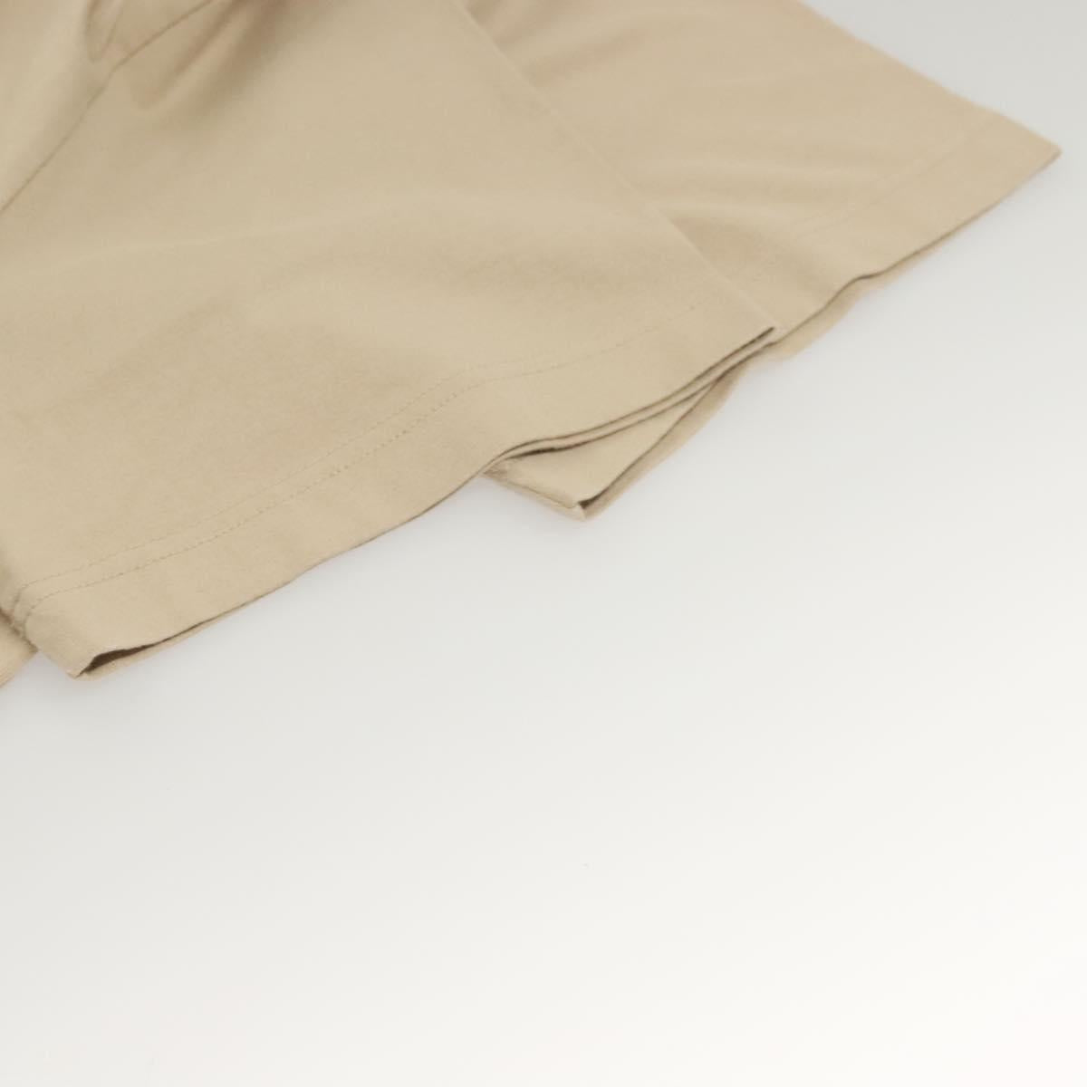LOUIS VUITTON T Shirt Cotton Beige LV Auth ym008M