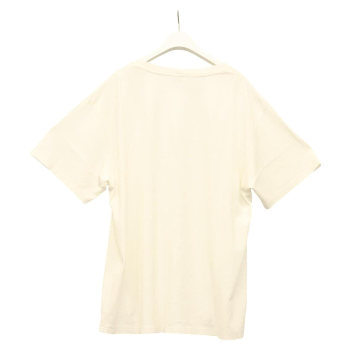 CELINE T Shirt Cotton White Auth ym016