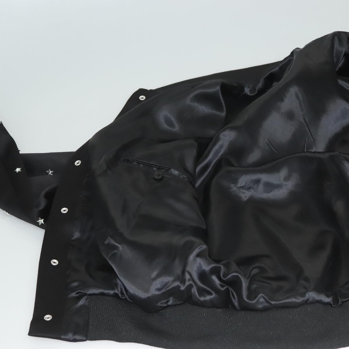 BALMAIN Bomber Jacket Rayon Black Auth ym026M