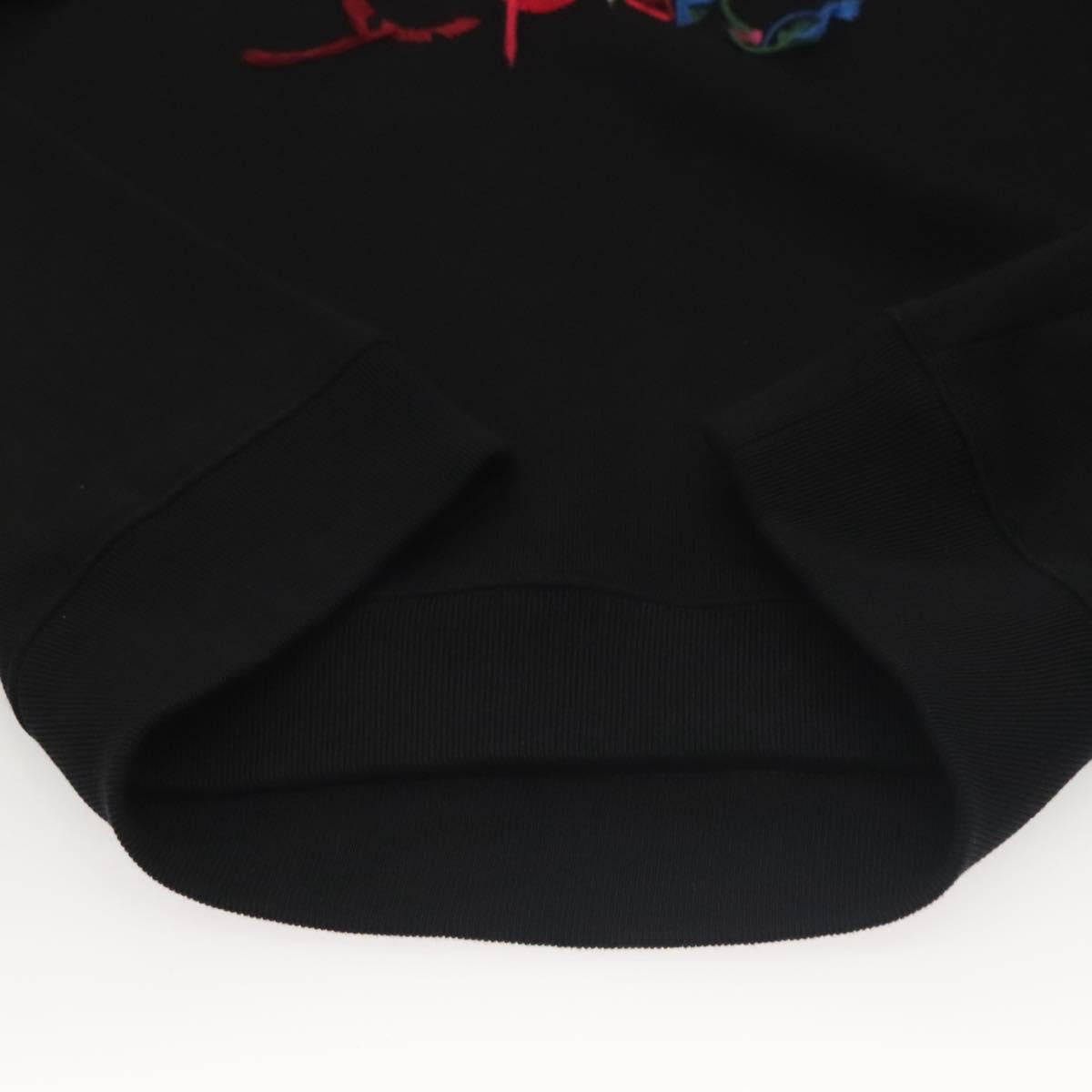 LOEWE Anagram Long Sleeve Sweatshirt Long Sleeved Cotton Black Auth ym028M