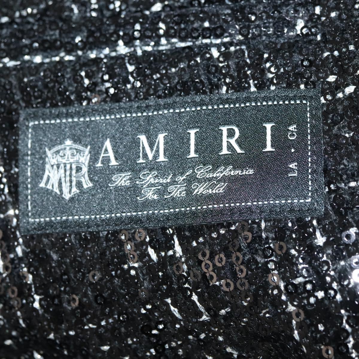 AMIRI Double Breasted Jacket And Pants set Jacket Sequin Black Auth ym031M
