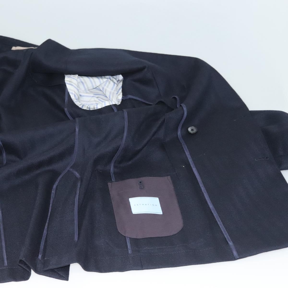 ESTNATION Double jacket Jacket cotton Navy Auth ym033M