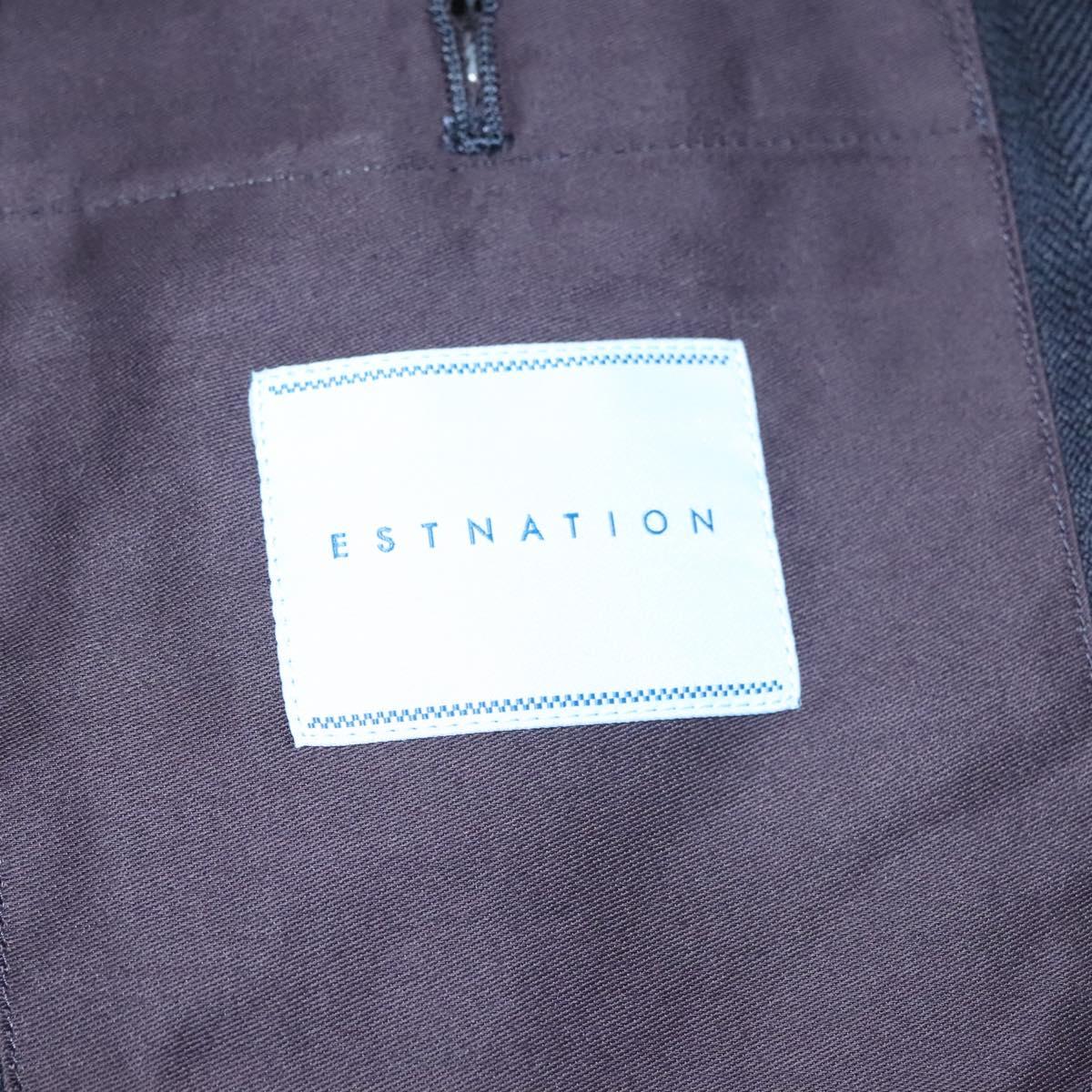 ESTNATION Double jacket Jacket cotton Navy Auth ym033M