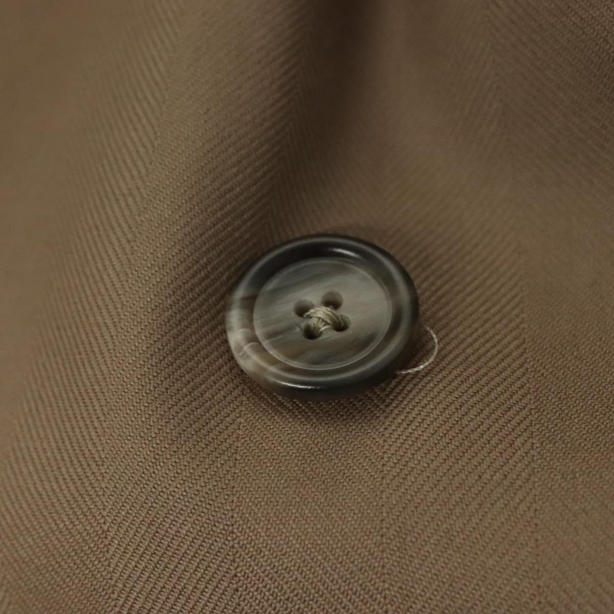 TAGLIATORE Double Breasted Jacket And Slacks Set Wool Beige Auth ym040M