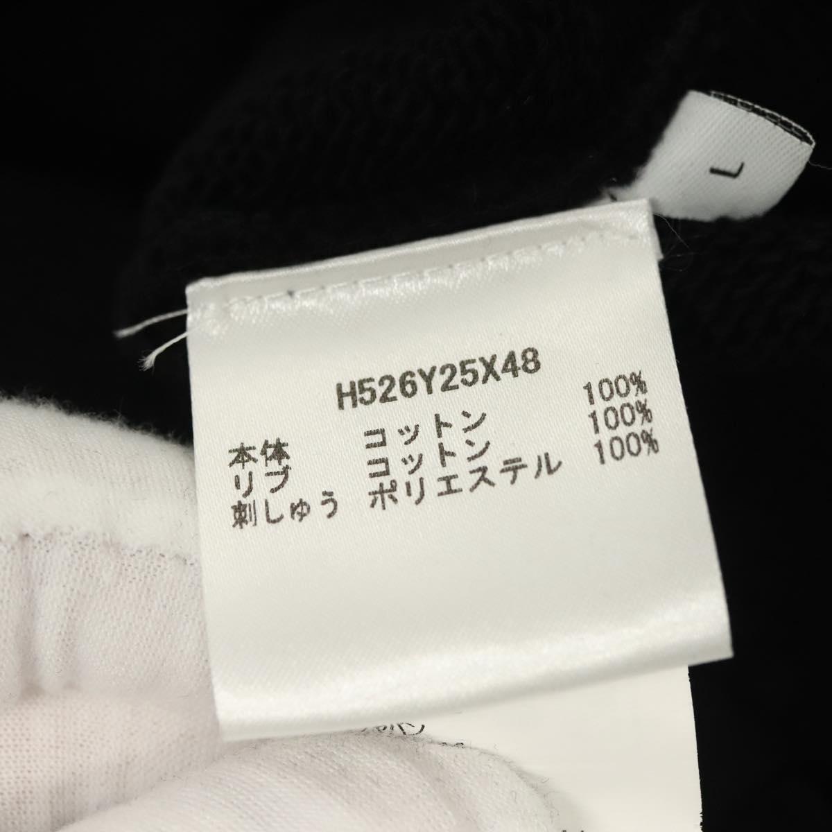 LOEWE Anagram Long Sleeve Pullover Hoodie Cotton Black Auth ym042M