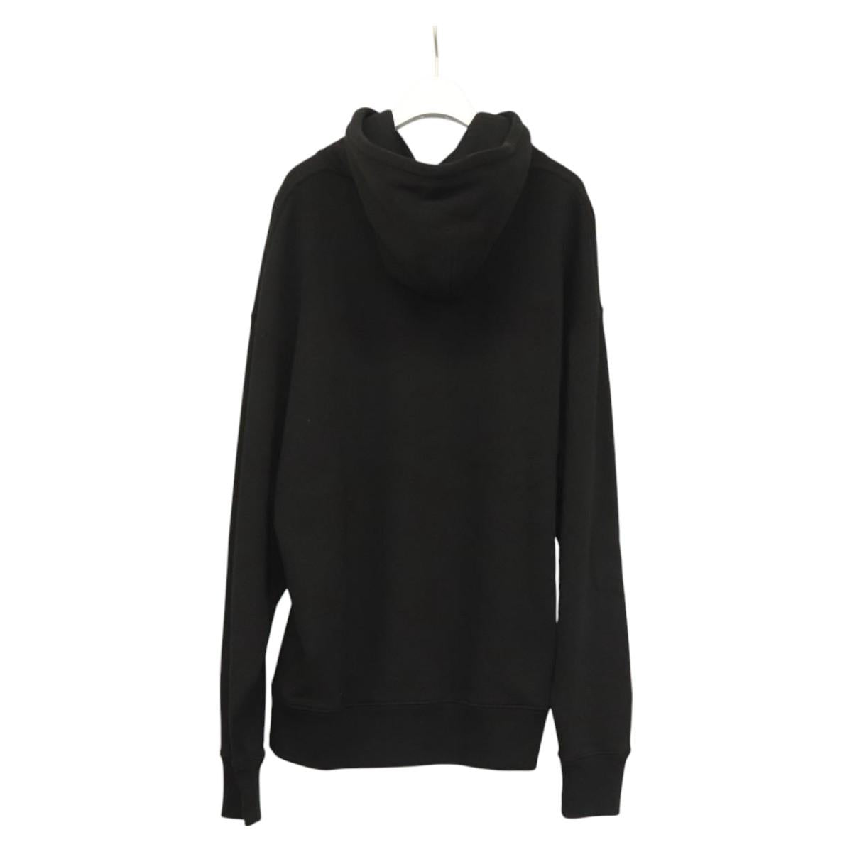LOEWE Anagram Long Sleeve Pullover Hoodie Cotton Black Auth ym042M