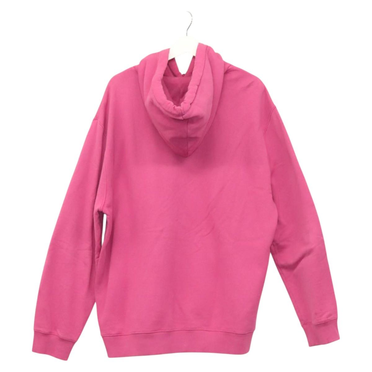 LANVIN Long Sleeve Pullover Hoodie Cotton Pink Auth ym043M