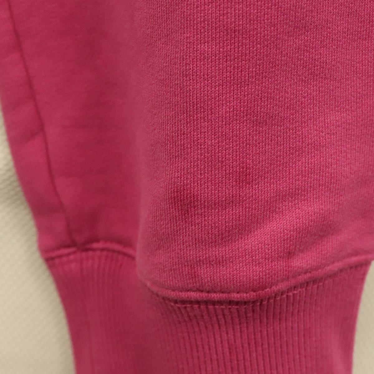 LANVIN Long Sleeve Pullover Hoodie Cotton Pink Auth ym043M