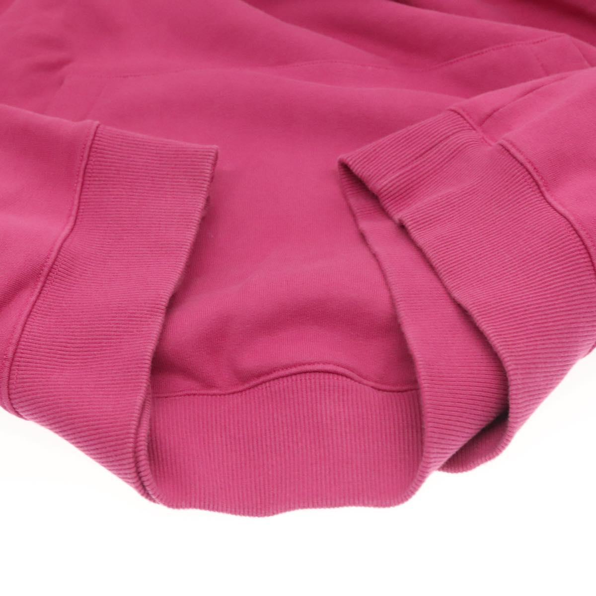 LANVIN Long Sleeve Pullover Hoodie Cotton Pink Auth ym043M