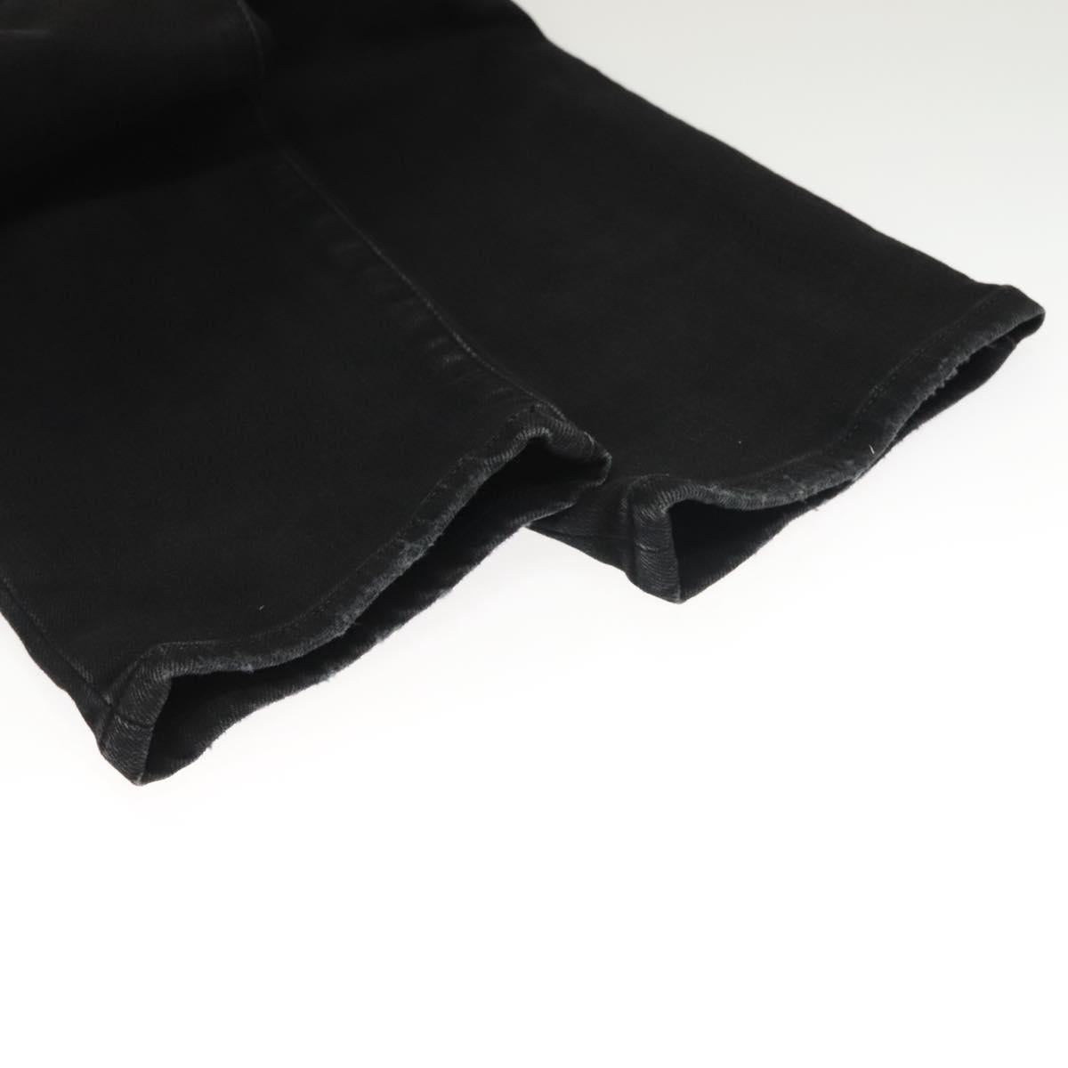 AMIRI Damaged Skinny Pants Cotton Black Auth ym048M