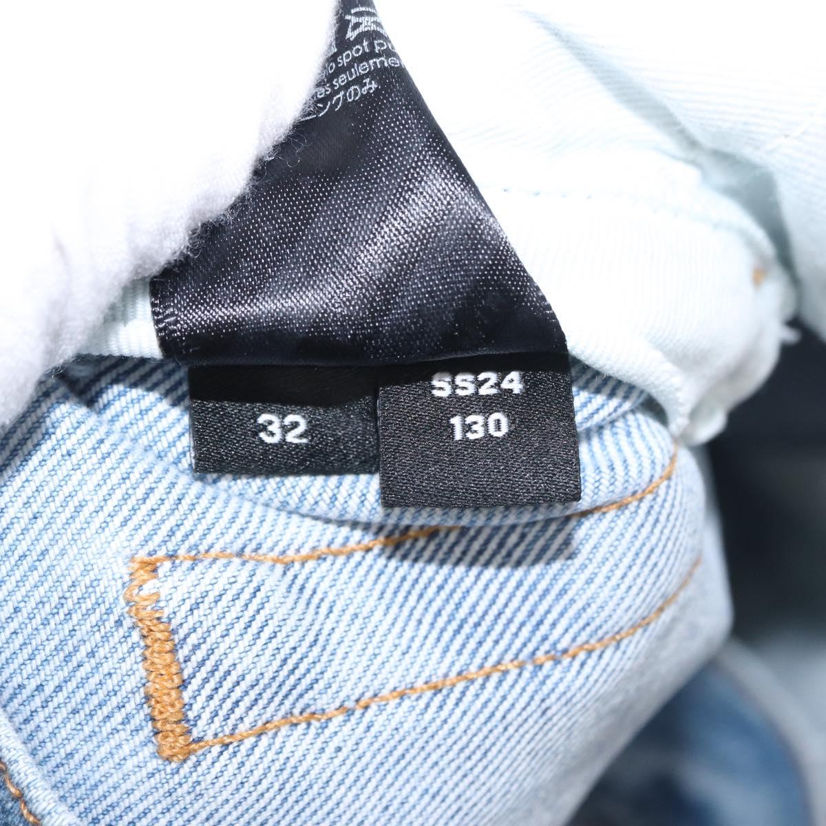 AMIRI Distressed Long Pants Denim 32 Blue Auth ym062M